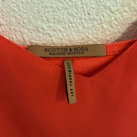 Scotch & Soda- Coral Tank- Les Tropiques edition- Size Small - Picture 3 of 8